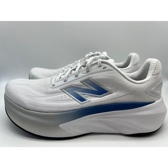 New Balance Fresh Foam X More V6 Men Size 10.5 White Blue New - Picture 2 of 16